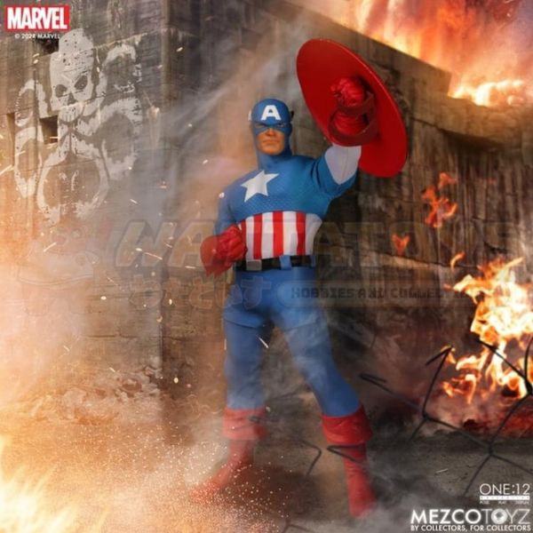 PREORDER - MEZCO - MARVEL - One:12 Collective Captain America – Silver Age Edition