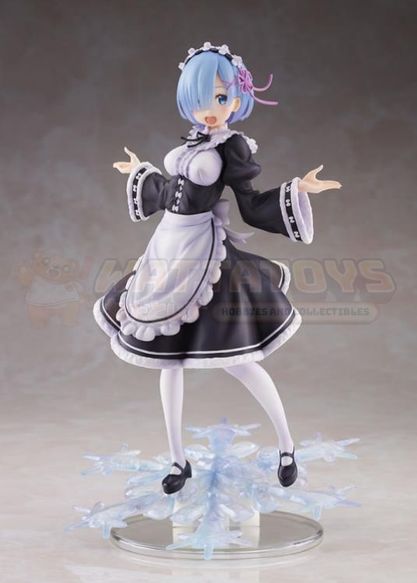 PREORDER - TAITO - Re:Zero Starting Life in Another World AMP Figure - Rem (Winter Maid Image Ver.)