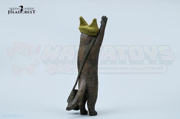 PREORDER - HEADCREST - Cat with Wooden Grain 8.0