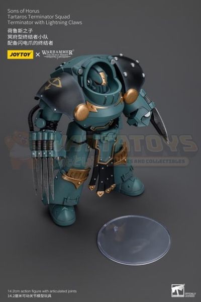 PREORDER - JOYTOY - 1/18 Scale - Sons Of Horus Tartaros Terminator Squad Terminator With Lightning Claws