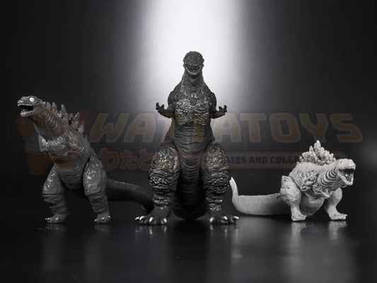 PREORDER - BANDAI - MOVIE MONSTER SERIES SHIN GODZILLA: ORTHOCHROMATIC SET