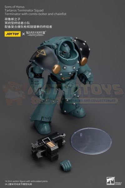 PREORDER - JOYTOY - 1/18 Scale - Sons Of Horus Tartaros Terminator Squad Terminator With Combi-Bolter And Chainfist