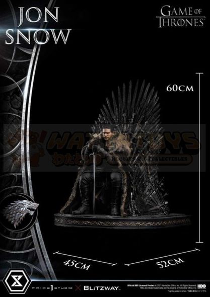 PREORDER - PRIME 1 STUDIOS - GAME OF THRONES - Ultimate Premium Masterline Game of Thrones Jon Snow