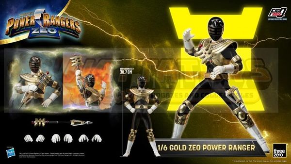 PREORDER - THREE ZERO - Power Rangers - 1/6 Scale - FigZero Gold Zeo Power Ranger