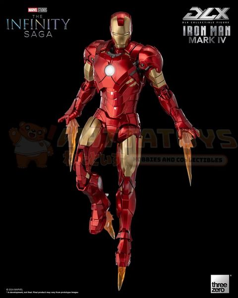 PREORDER - THREE ZERO - MARVEL - Marvel Studios: The Infinity Saga: DLX Iron Man Mark 4