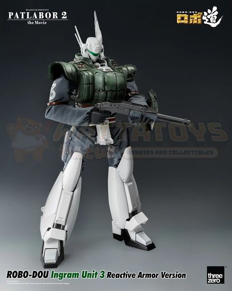 PREORDER - THREE ZERO - Patlabor 2: The Movie - ROBO-DOU Ingram Unit 3 Reactive Armor Version