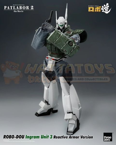 PREORDER - THREE ZERO - Patlabor 2: The Movie - ROBO-DOU Ingram Unit 3 Reactive Armor Version