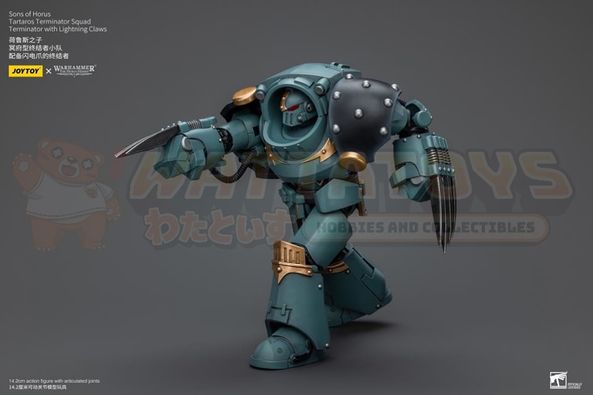 PREORDER - JOYTOY - 1/18 Scale - Sons Of Horus Tartaros Terminator Squad Terminator With Lightning Claws