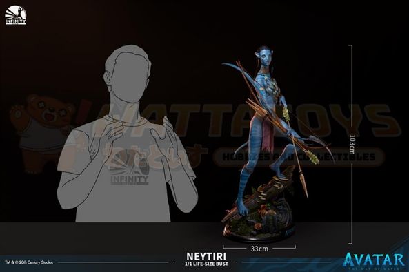 PREORDER - INFINITY STUDIO - AVATAR - 1/3 Scale - Avatar 'The Way of Water' Neytiri Bust