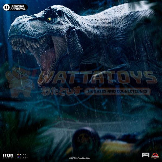 PREORDER - IRON STUDIOS - Jurassic Park - T-REX Attack Jurassic Park Icons