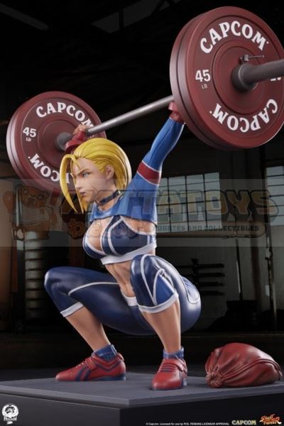 PREORDER - PREMIUM COLLECTIBLES STUDIO - STREET FIGHTER - 1/4 Scale Cammy: Powerlifting SF6 version