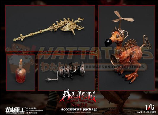 PREORDER - LSZG TOYS - 1/6 Scale - Alice Crazy Return 2.0 (Accessory package)