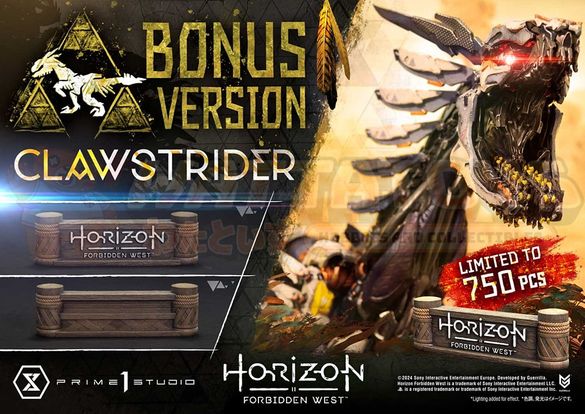 PREORDER - PRIME 1 - HORIZON - 1/4 Scale - Ultimate Premium Masterline Horizon Forbidden West Clawstrider Bonus Version