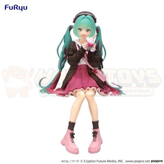 PREORDER - FURYU - VOCALOID - Hatsune Miku - Noodle Stopper Figure Autumn Date Pink Color ver.