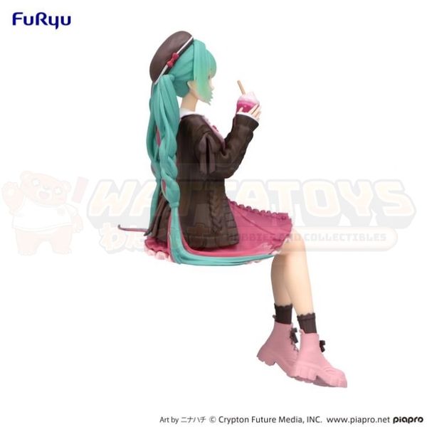 PREORDER - FURYU - VOCALOID - Hatsune Miku - Noodle Stopper Figure Autumn Date Pink Color ver.