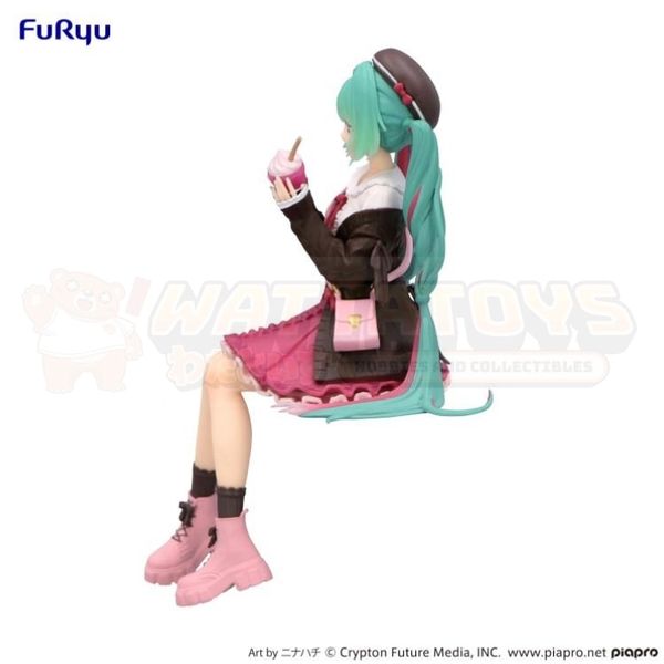 PREORDER - FURYU - VOCALOID - Hatsune Miku - Noodle Stopper Figure Autumn Date Pink Color ver.