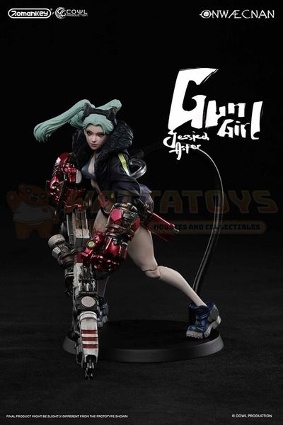 PREORDER - ROMANKEY x COWL - 1/12  Scale - Series 1 Gun Girl Deluxe Edition