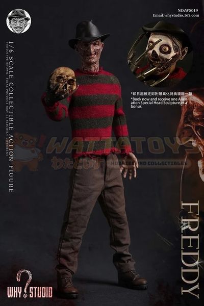 PREORDER - WHY STUDIO - Freddy Vs. Jason  - 1/6 Scale - Freddy