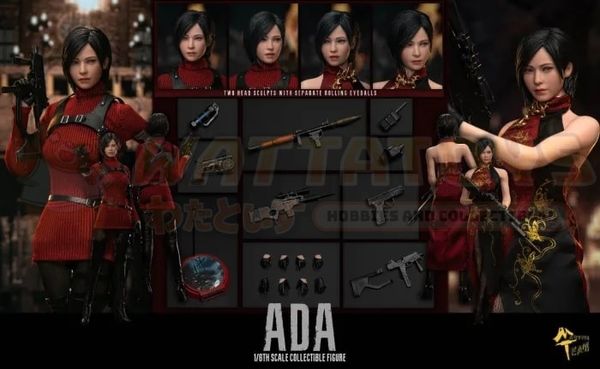 PREORDER - MTTOYS - RESIDENT EVIL - 1/6 Scale - Ada Wang Double-Headed Eye-moving Cheongsam Version