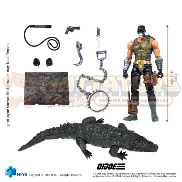 PREORDER - HIYA - G.I. JOE - 1/18 Scale - CROC MASTER