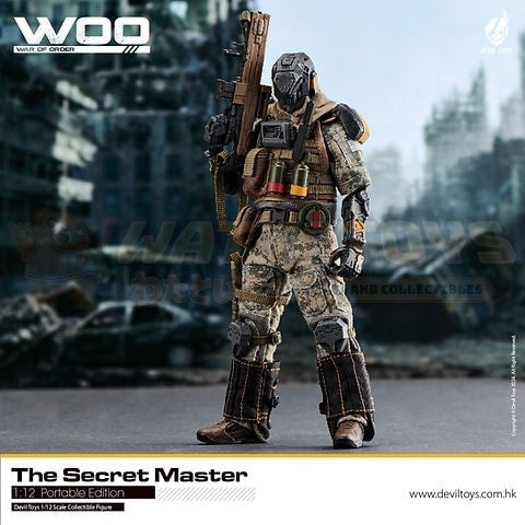 PREORDER - DEVIL TOYS - 1/12 Scale - War of order Secret Master