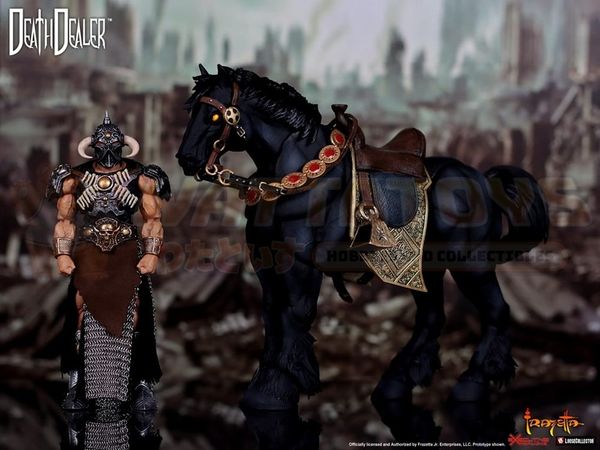 PREORDER - EXECUTIVE REPLICAS x LOOSE COLLECTOR - 1/12 Scale - FRANK FRAZETTA’S DEATH DEALER WITH STEED