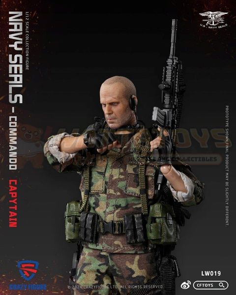 PREORDER - CRAZY FIGURE - 1/12 Scale - SEAL Special Assault Team Captain