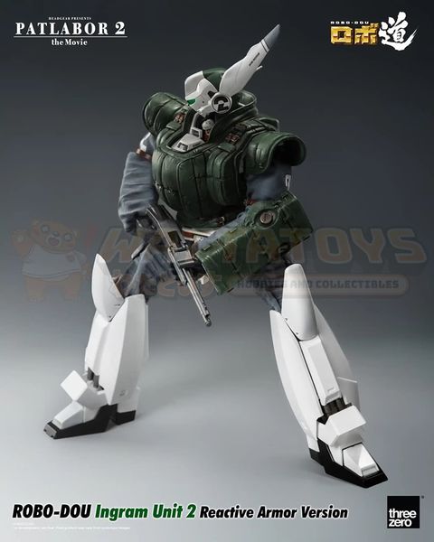 PREORDER - THREE ZERO - Patlabor 2: The Movie - ROBO-DOU Ingram Unit 2 Reactive Armor Version