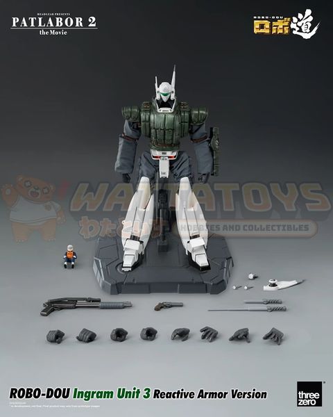 PREORDER - THREE ZERO - Patlabor 2: The Movie - ROBO-DOU Ingram Unit 3 Reactive Armor Version