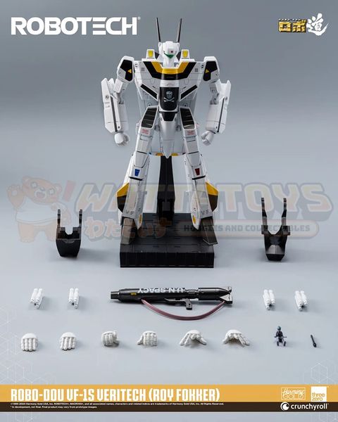 PREORDER - THREE ZERO - ROBOTECH - ROBO-DOU ROBOTECH VF‐1S Veritech (Roy Fokker)