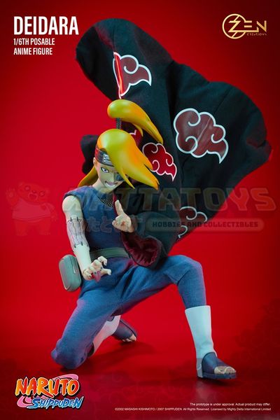 PREORDER - ZEN CREATIONS - NARUTO - 1/6 Scale - Deidara Standard VERSION Poseable Anime Figure