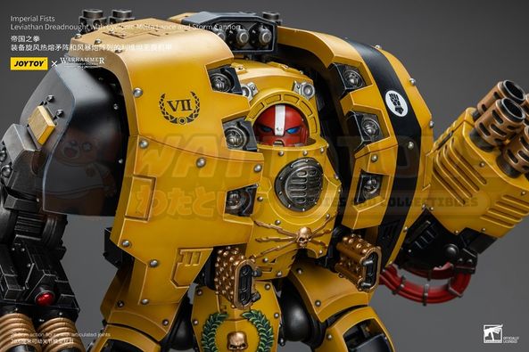 PREORDER - JOYTOY - Imperial Fists Leviathan Dreadnought with Cyclonic Melta Lance and Storm Cannon