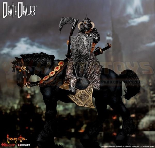 PREORDER - EXECUTIVE REPLICAS x LOOSE COLLECTOR - 1/12 Scale - FRANK FRAZETTA’S DEATH DEALER WITH STEED