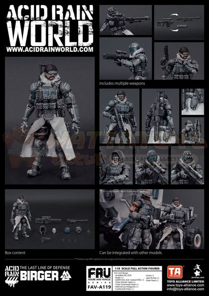 PREORDER - ACID RAIN - 1/18 Scale - Birger