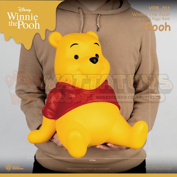 PREORDER - BEAST KINGDOM - DISNEY - Winnie The Pooh - Large Vinyl Piggy Bank: Pooh