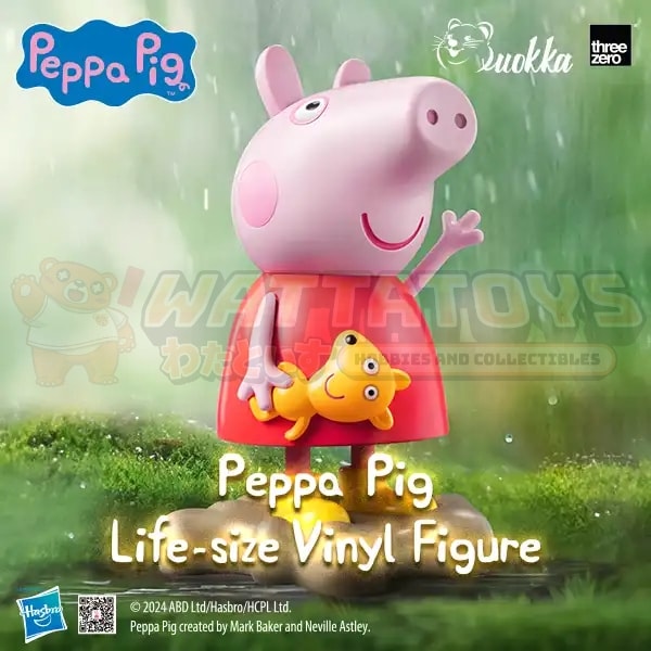 PREORDER - THREE ZERO - Peppa Pig - Life-size Vinyl Figure