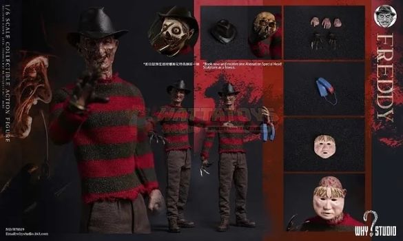 PREORDER - WHY STUDIO - Freddy Vs. Jason  - 1/6 Scale - Freddy