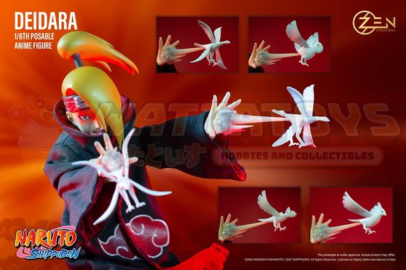 PREORDER - ZEN CREATIONS - NARUTO - 1/6 Scale - Deidara Standard VERSION Poseable Anime Figure