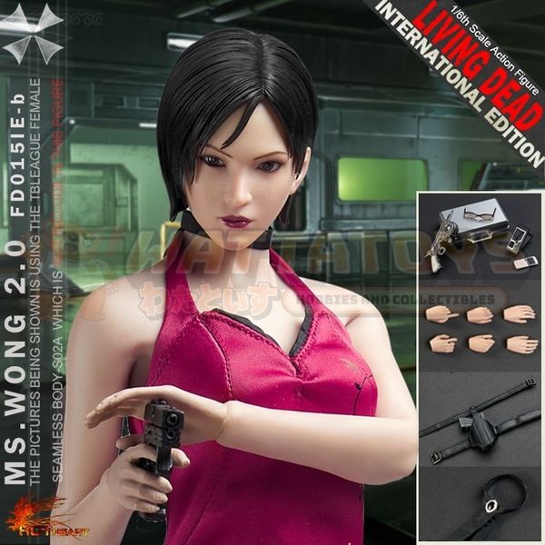 PREORDER - HOT HEART - RESIEENT EVIL - 1/6 scale - Woman spy Ms.Wong 2.0 International Edition Deluxe