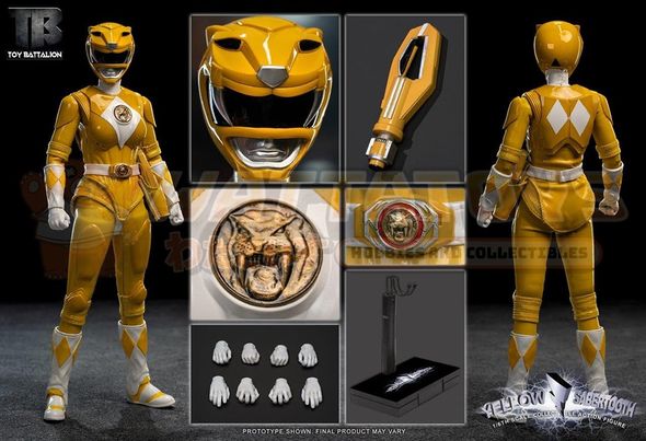 PREORDER - TOYS BATTALION - POWER RANGERS  - 1/6 Scale - Yellow Sabertooth