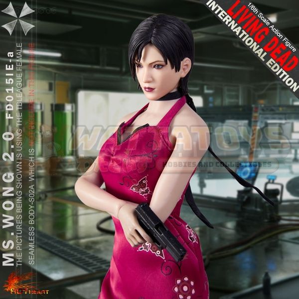 PREORDER - HOT HEART - RESIEENT EVIL - 1/6 scale - Woman spy Ms.Wong 2.0 International Edition Deluxe