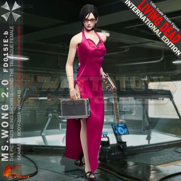 PREORDER - HOT HEART - RESIEENT EVIL - 1/6 scale - Woman spy Ms.Wong 2.0 International Edition Deluxe