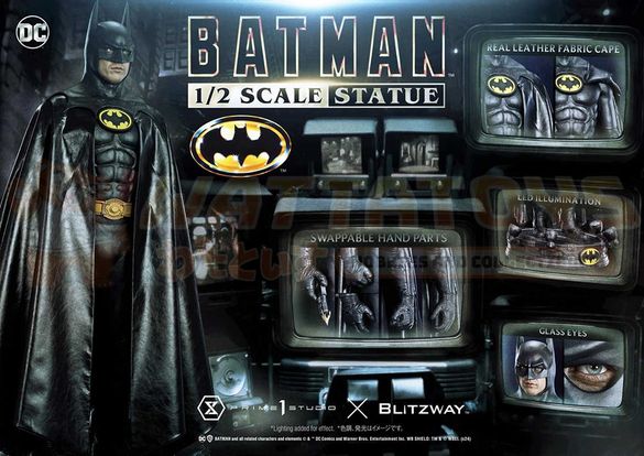 PREORDER - PRIME 1 STUDIOS - DC COMICS - 1/2 Scale - High Definition Museum Masterline Batman 1989 (Film) Batman