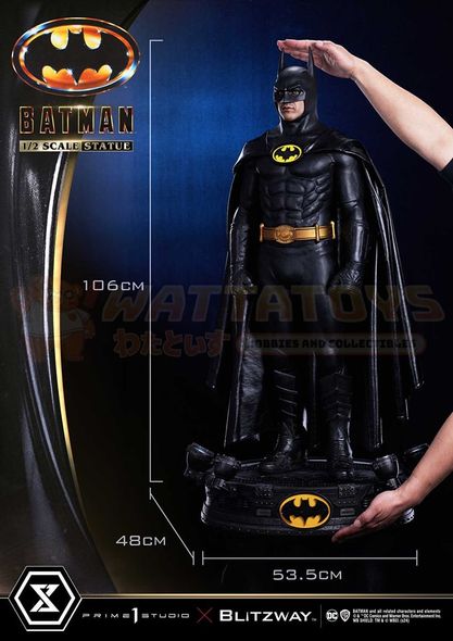 PREORDER - PRIME 1 STUDIOS - DC COMICS - 1/2 Scale - High Definition Museum Masterline Batman 1989 (Film) Batman