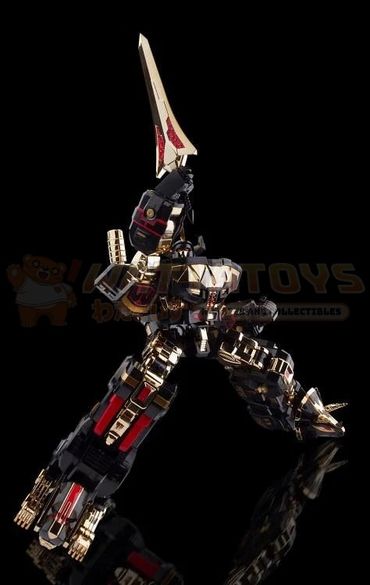 PREORDER - FLAME TOYS - POWER RANGERS - [FURAI MODEL] MIGHTY MORPHIN POWER RANGERS MEGAZORD (BLACK LIMITED VER.)