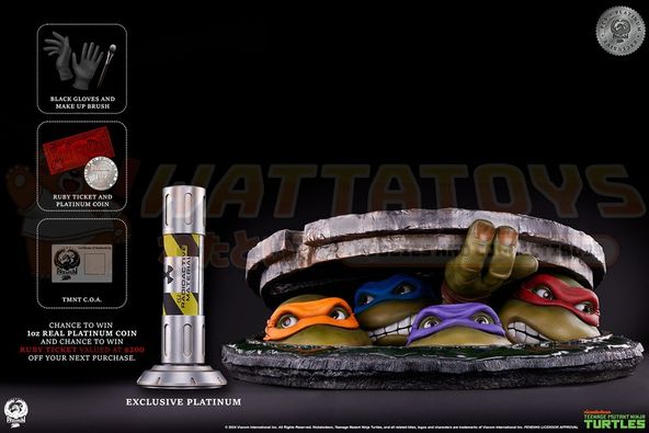 PREORDER - PREMIUM COLLECTIBLES STUDIO - TEENAGE MUTANT NINJA TURTLES - 1/1 Scale - TMNT UNDERGROUND DIORAMA