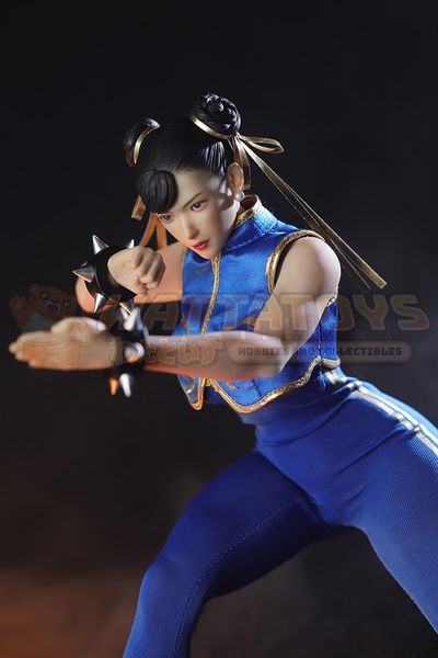 PREORDER - STAR MAN - 1/6 Scale - Female fighter Chun-li MS-008B Blue tight jumpsuit version