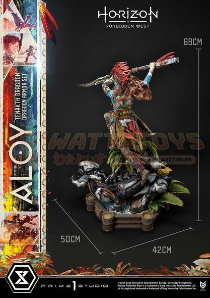 PREORDER - PRIME 1 STUDIOS - HORIZON - 1/4 Scale - Ultimate Premium Masterline Horizon Forbidden West Aloy Tenakth Dragoon Armor Set