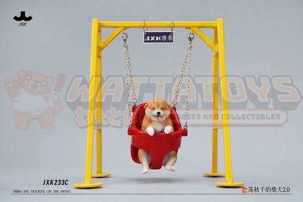 PREORDER - JXK - 1/6 Scale - Shiba Inu Figurine on The Swing