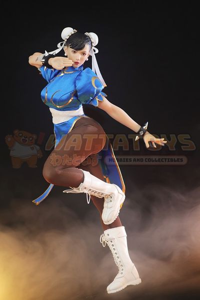 PREORDER - STAR MAN - 1/6 Scale - Female fighter Chun-li MS-008A Blue cheongsam version